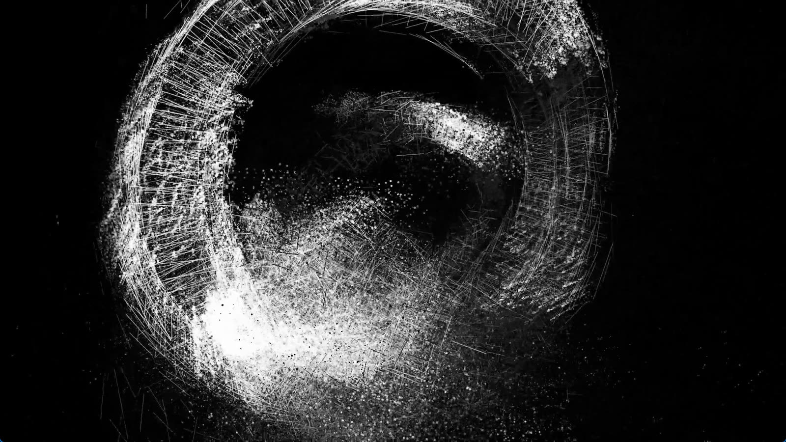 Tobias Post「Sculpt Void – Würfelringe」 – Punkte und Linien im Raum