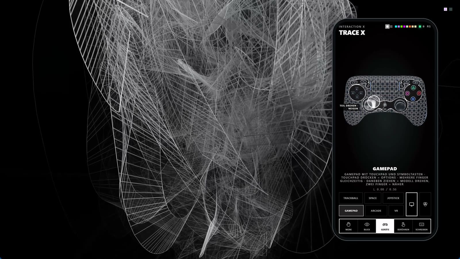 Tobias Post「Sculpt Trace – Kugelringe」 – 線、膜、影――手のなかでも