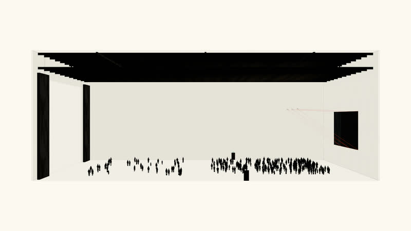 Minimal Ring – 格納庫 — 断面図
