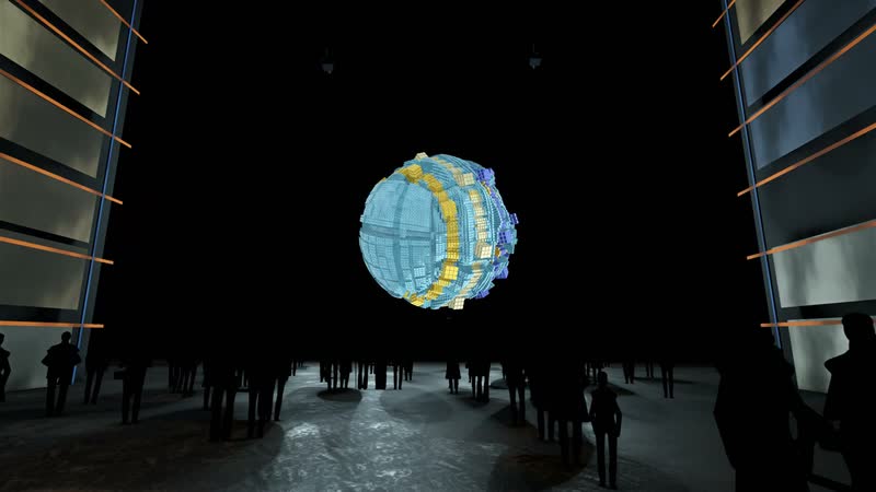 Minimal Sphere – Hochregallager – Visualisierung, Ansicht 9