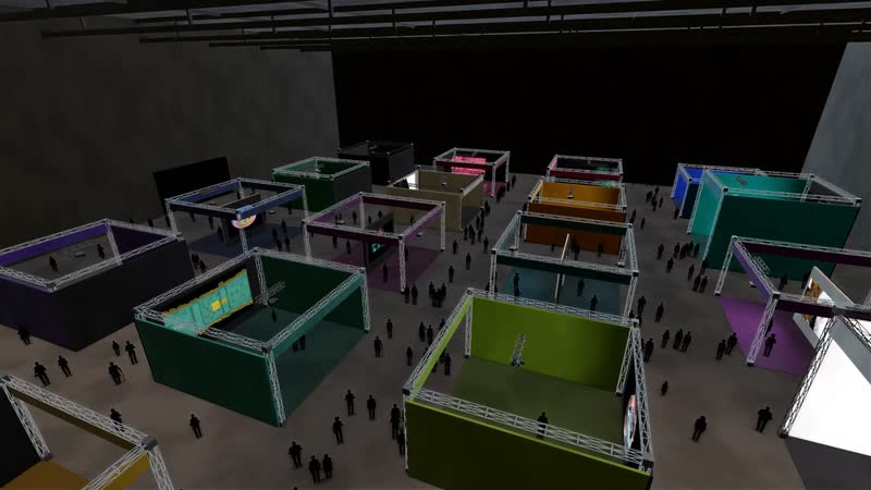 Werkschau – Messehalle – Visualisierung, Ansicht 13