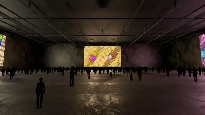 Minimal – Messehalle – Visualisierung, Ansicht 2