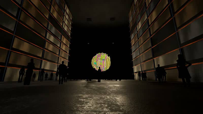 Minimal Sphere – Hochregallager – Visualisierung, Ansicht 7