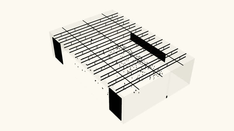 Minimal Ring – 格納庫 — アクソメ図