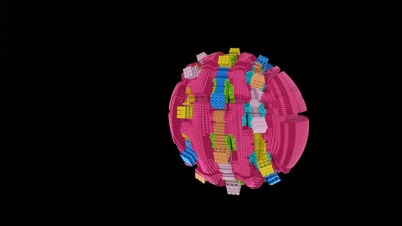 Minimal Sphere – Raster – Visualisierung, Ansicht 10