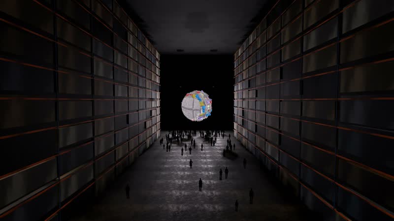 Minimal Sphere – Hochregallager – Visualisierung, Ansicht 12