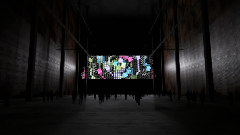 Raw Cube – Kohlenwäsche – Visualisierung, Ansicht 2