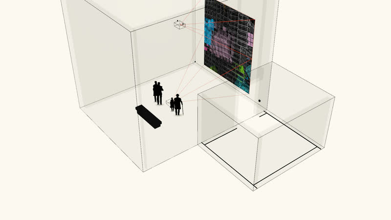 Raw Cube – Hochformat — Axonometrie